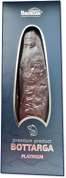 Икра "Боттарга" Платинум солено-сушеная ястычная из кефалевых пород рыб
